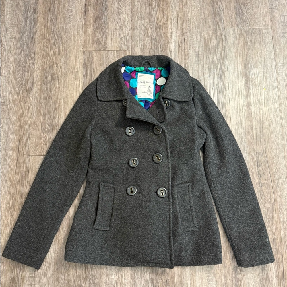 Aeropostale wool Vintage Peacoat